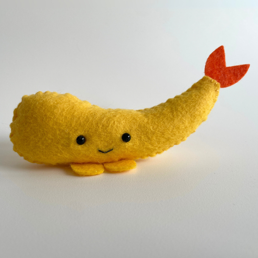 Felt Shrimp Tempura Stuffie - DIY Sewing Kit