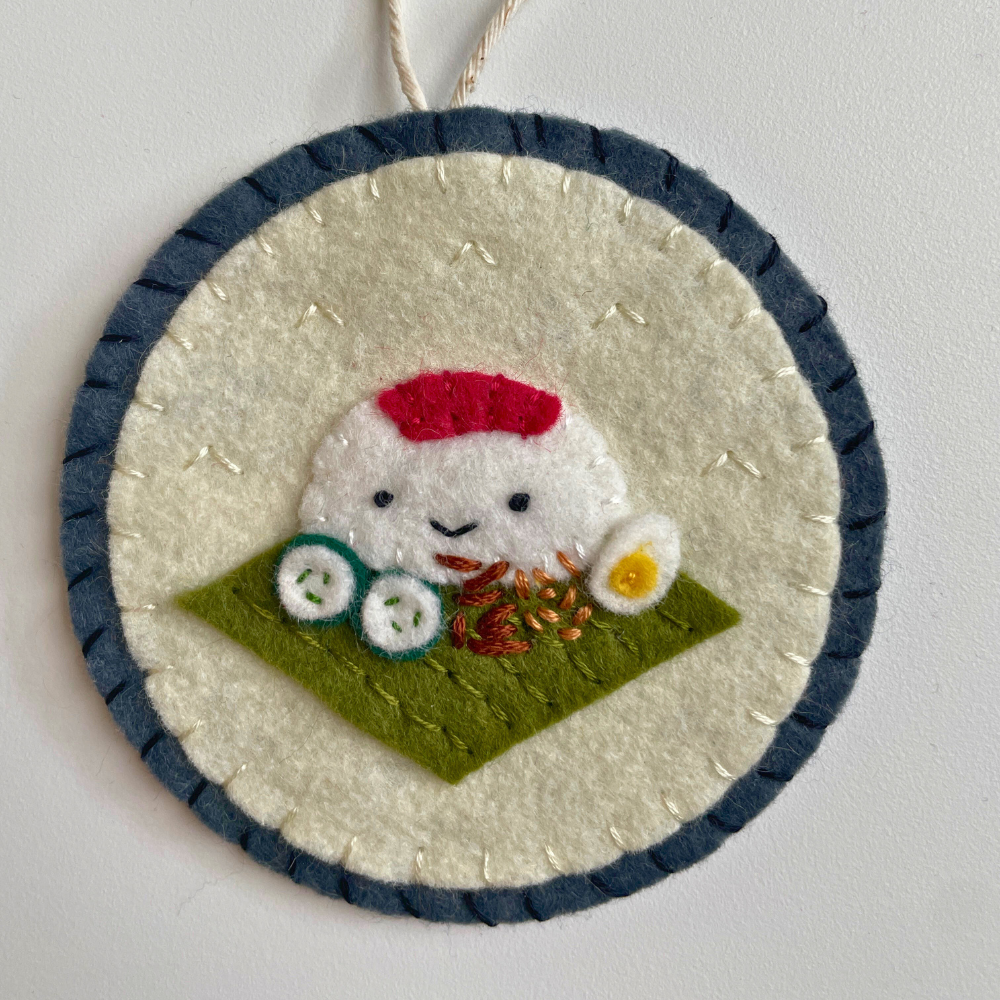 Asian Comfort Food Felt Ornaments - PDF Sewing Pattern