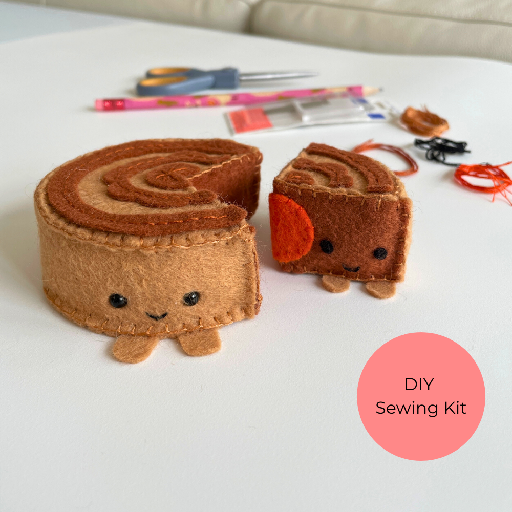 Felt Mooncake Family - DIY Sewing Kit