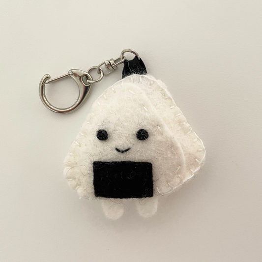 Felt Onigiri Keychain - DIY Sewing Kit