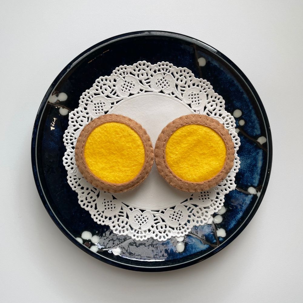 Felt Egg Tarts - DIY Sewing Kit