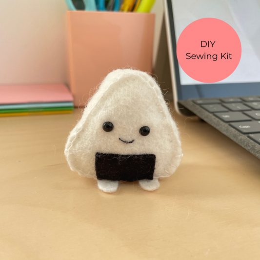 Felt Onigiri Stuffie Set - DIY Sewing Kit