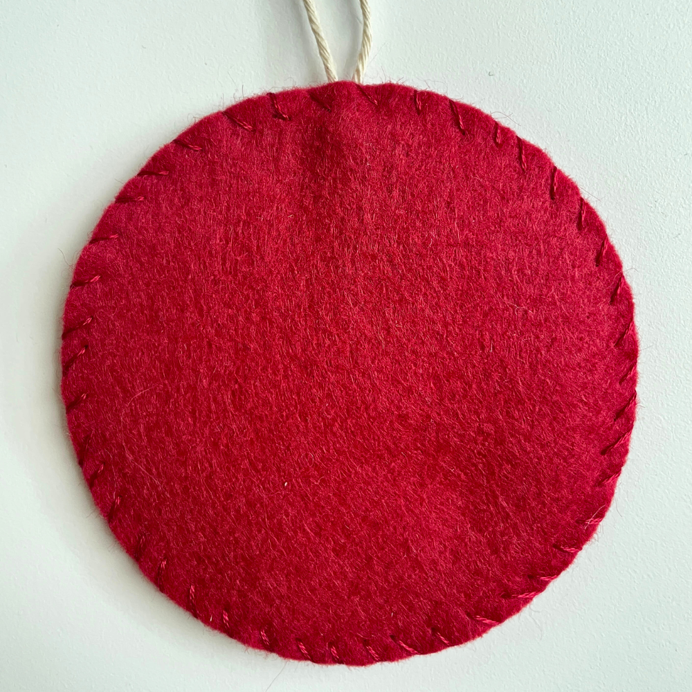 Noodle Bowl Felt Ornament