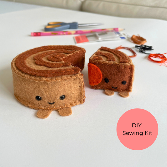 Felt Mooncake Family - DIY Sewing Kit