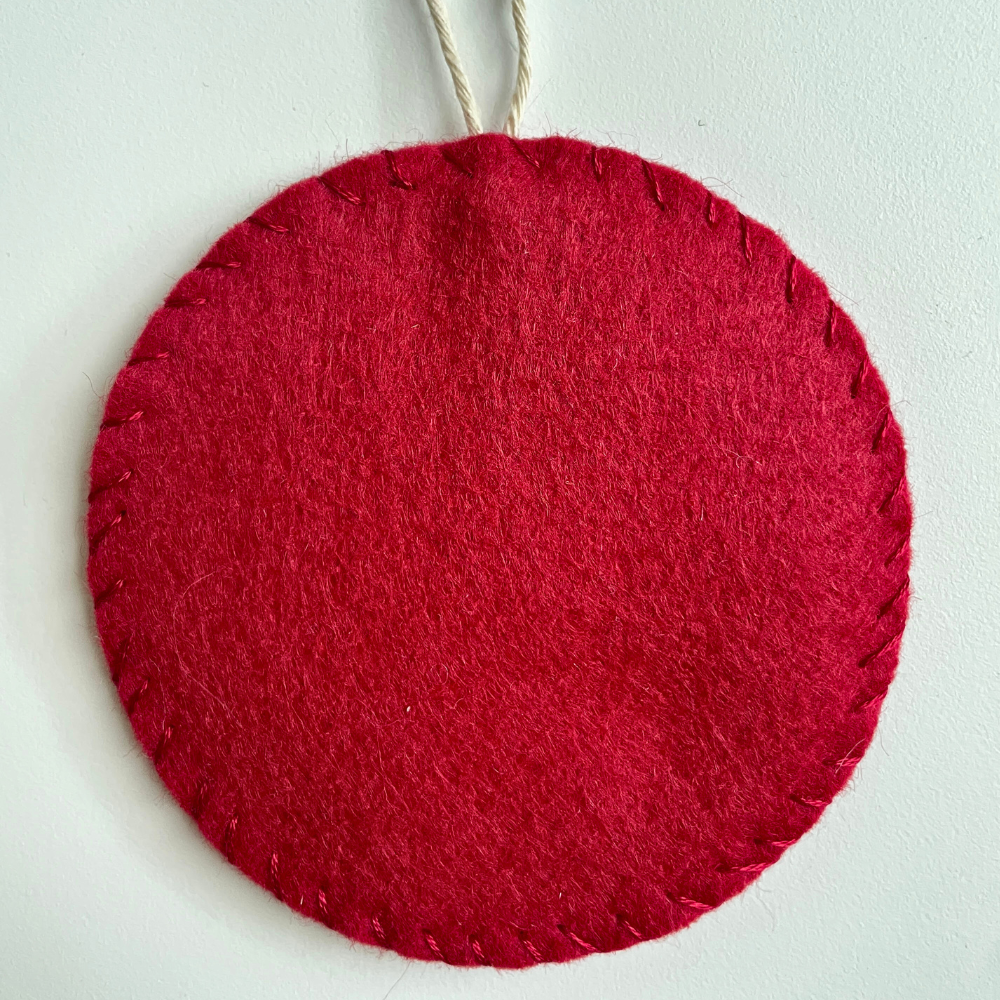 Rice Bowl Felt Ornament
