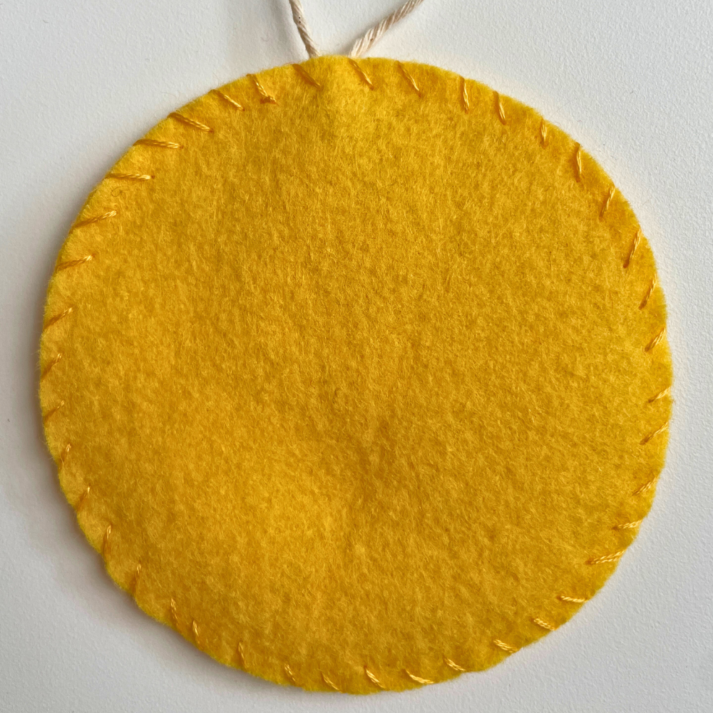 Dumpling Felt Ornament