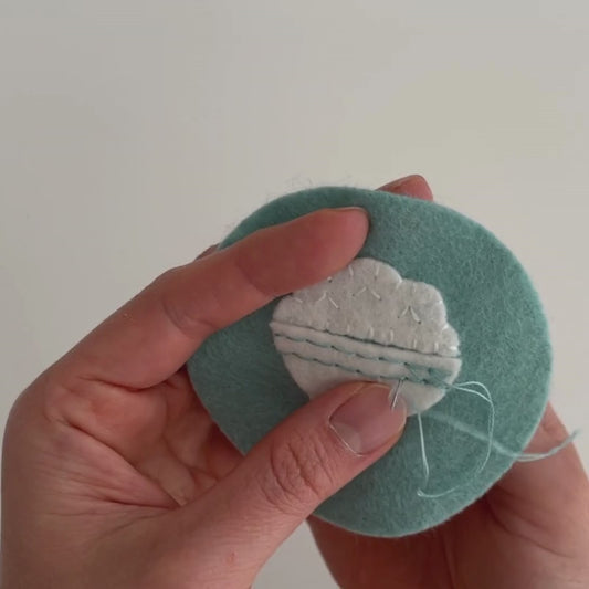 Rice Bowl Felt Ornament