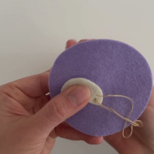 Dumpling Felt Ornament - DIY Sewing Kit